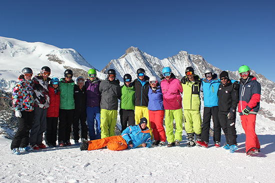 Peak Leaders, Saas Fee, ski instructor course, Switzerland, BASI