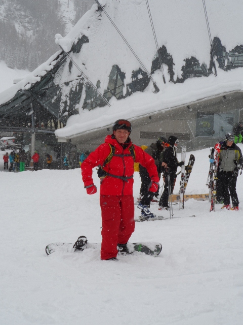 Anwarter, St Anton, Ski instructor course, snowboarding