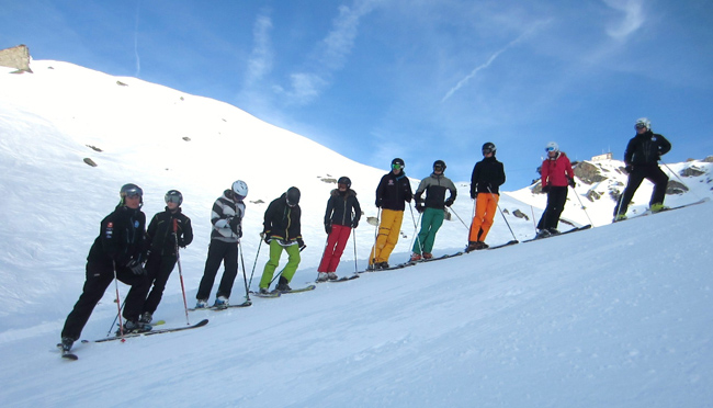 Verbier, ski instructor course, gap year, Peak Leaders