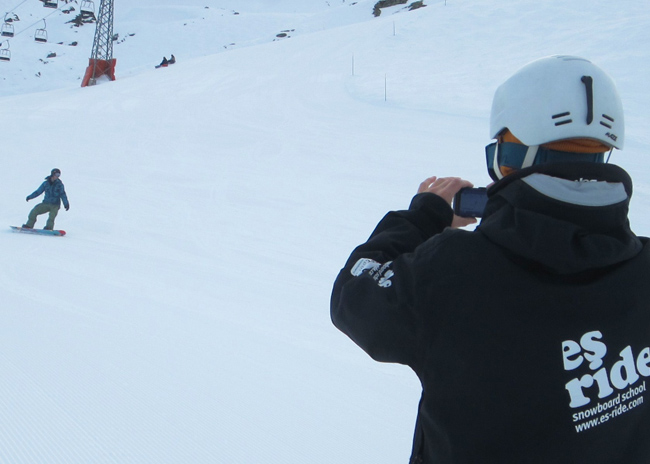European snowsport, ES Ride, Verbier, Peak Leaders, snowboard instructor course