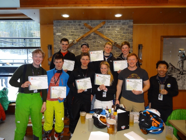 Peak Leaders, ski instructor course, CSIA, Banff, Canada