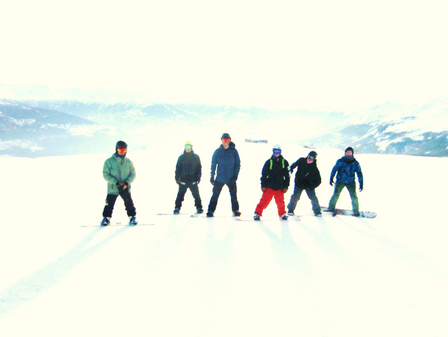 Verbier, Peak Leaders, snowboard instructor course, snowboarders
