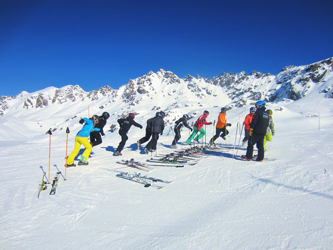 European Snowsport, ski instructor, gap year, Peak Leaders