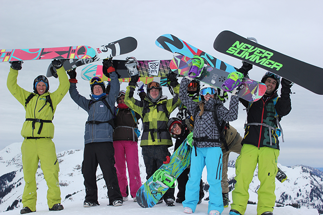 Snowboard, instructor course, Peak Leaders, Mozine, Avoriaz, Portes Du Soleil