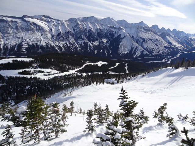 Fortress Mountain, cat skiing, KPow, Banff, Alberta, Canada, powder, Peak Leaders