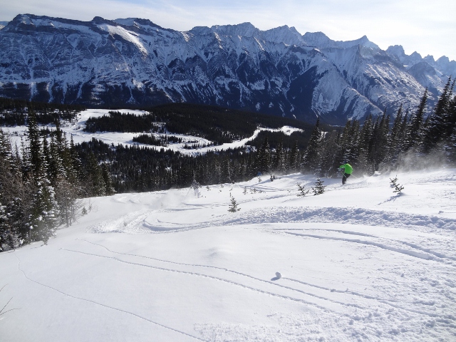 KPow, Fortress Mountain, cat skiing, Canada, Banff, gap year, powder