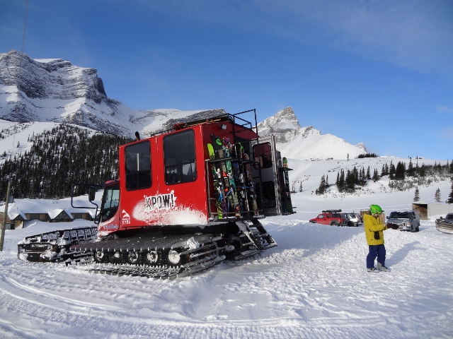 Kpow, Fortress Mountain, Banff, Alberta, Peak Leaders, powder skiing