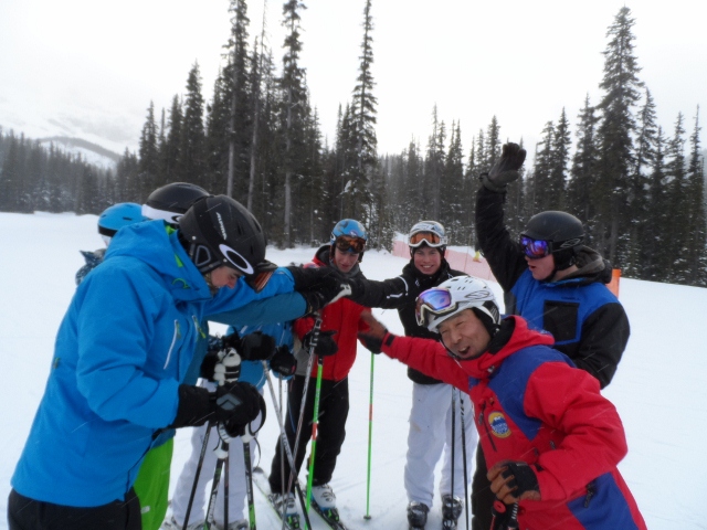 Banff, ski instructor course, ski, Peak Leaders, gap year