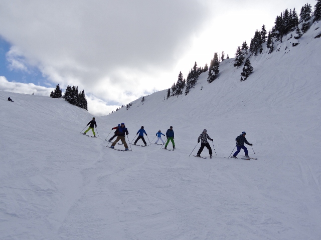 Peak Leaders, CSIA level 1, Banff, ski instructor course