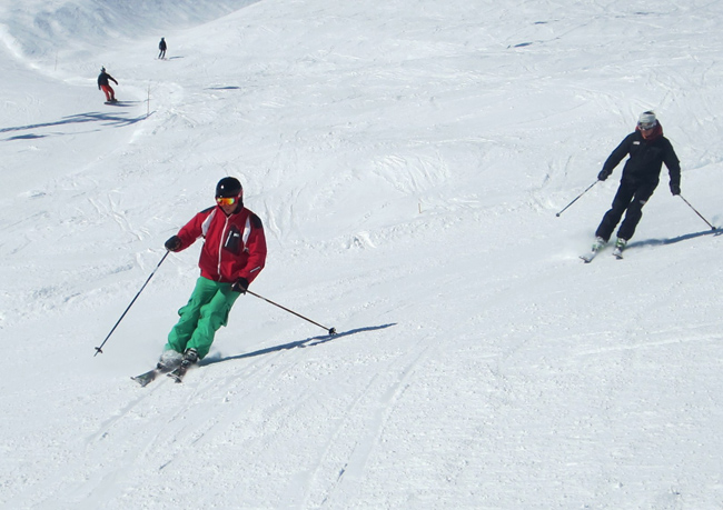 Peak Leaders, ski instructor course, Verbier, exercises, BASI trainer