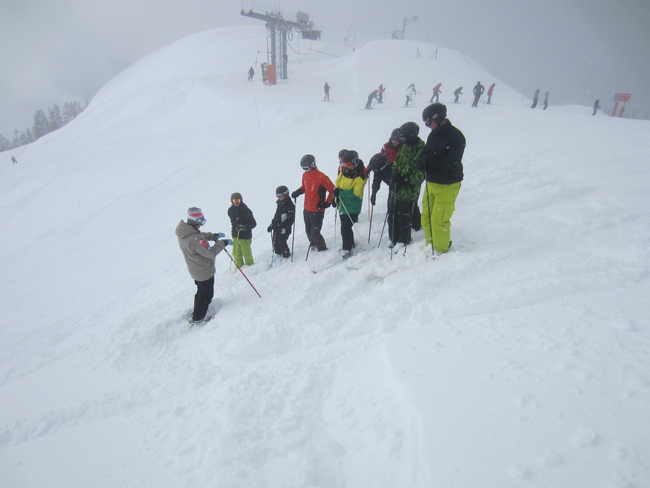 powder, Verbier, Emma Cairns, ski instructor course, Peak Leaders, European Snowsport