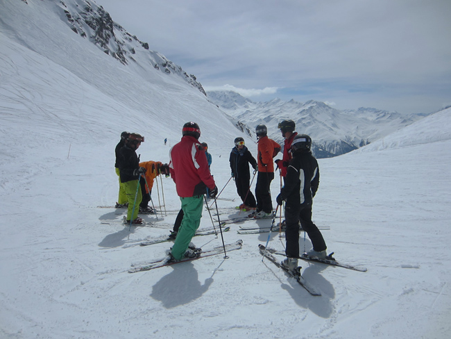 Peak Leaders, ski instructor course, Verbier, Switzerland