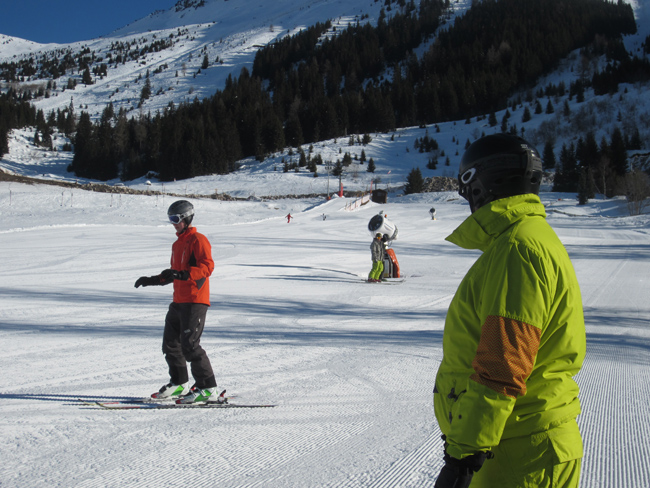 BASI central theme, Les Essert, Verbier, Peak Leaders, ski instructor course