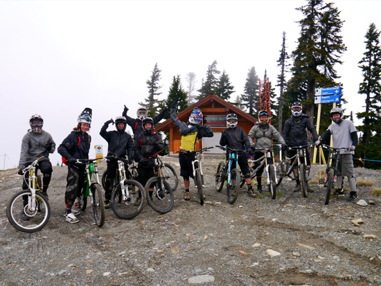 Peak Leaders, mountain bike instructor course, Whistler Bike Park, Canada