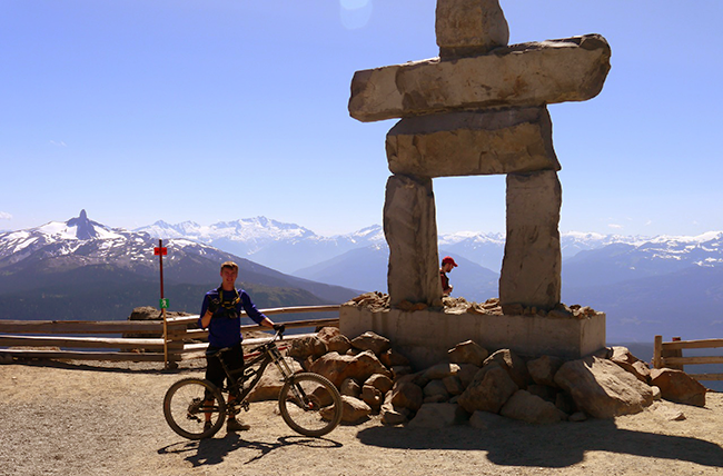 top of the world, Whitler Backcomb, summer, Canada, mountain bike