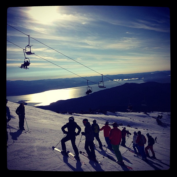 ski, cerro catedral, Peak Leaders, instructor training Argentina, ski course, lago nahuel huapi