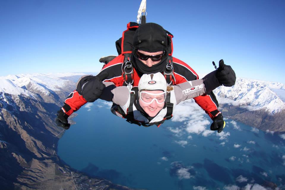 NZone skydiving, skydiving Queenstown, New Zealand, Peak Leaders gap year courses