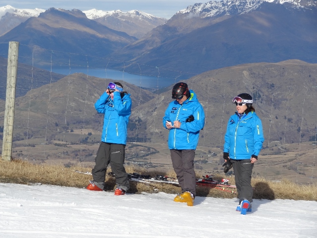 NZSIA level 1, ski instructor exam, NZSIA examiners, Coronet Peak ski gap year New Zealand
