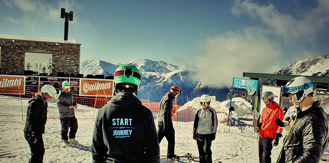 Argentina BASI course, ski instructor course South America, Cerro Catedral, Peak Leaders Argentina, gap year ski course