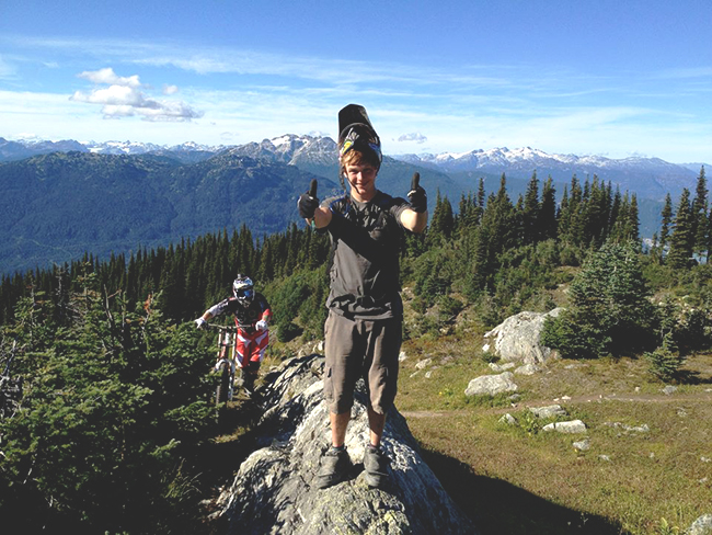 Peak Leaders mountain bike course, Whistler Bike Park Academy, Canada, living the dream