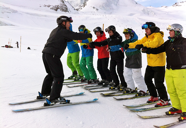 BASI level 1, ski instructor training, Peak Leaders