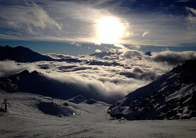 above the clouds, Verbier, cloud blanket, Switzerland, mountains and cloud