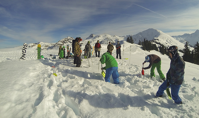 Avalanche Safety, Avalanche courses, Peak Leaders instructor course Morzine, Portes Du Soleil
