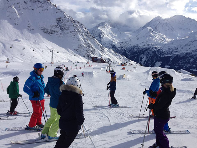 freestyle skiing, Verbier Park, Peak Leaders, gap year ski course, ski instructor course, gap year adventure, Switzerland