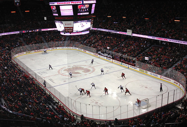 Calgary Flames, The Saddledome, Calgary, Ice Hockey