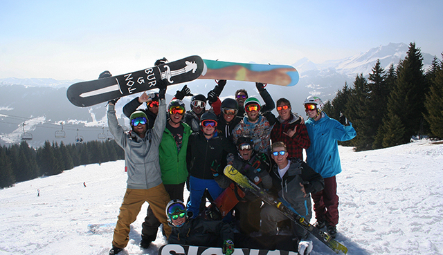 Peak Leaders in Morzine, Burton Snowboards, Peak Leaders, Morzine snowboard instructor course, snowboard gap year France
