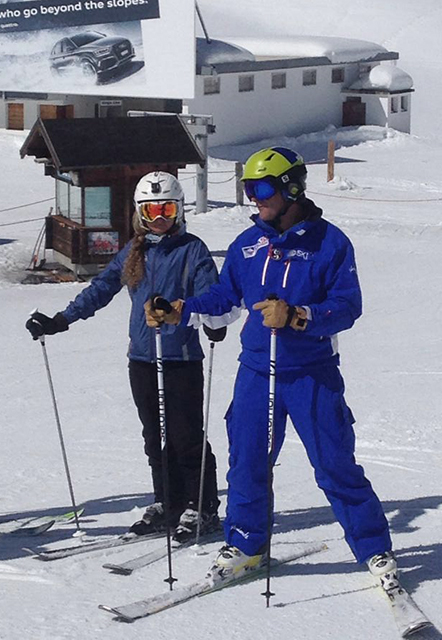 BASI level 2, Verbier ski instructor course, Verbier, Switzerland, Derek Tate, Ania Zielinska, ski