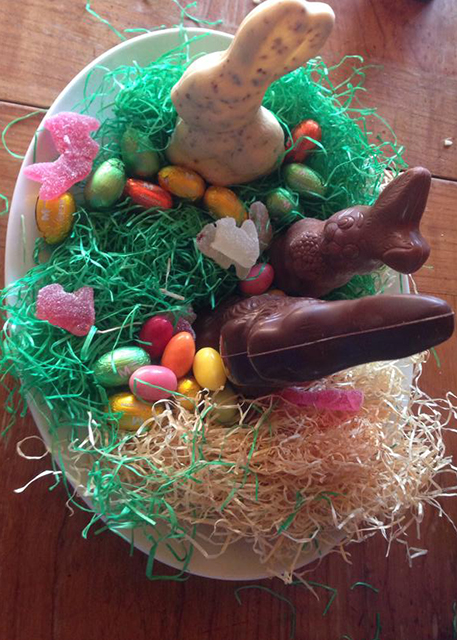 Easter, Chocolate Rabbit, Easter chocolate, rabbits and eggs, Peak Leaders in Verbier, gap year