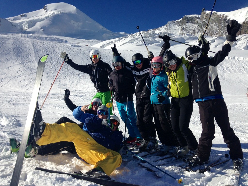 Awesome day 1 in Saas Fee