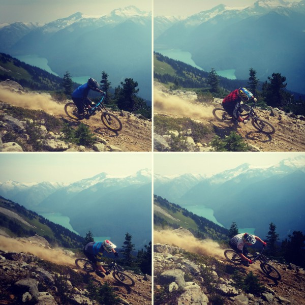 Relaxing with fun laps in Whistler