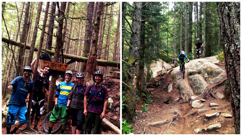 Taking a break from mountain bike coaching and riding the best of Squamish trails
