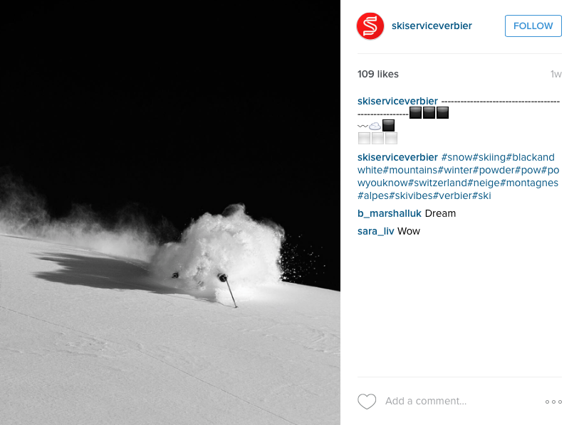 Ski Service Verbier Instagram