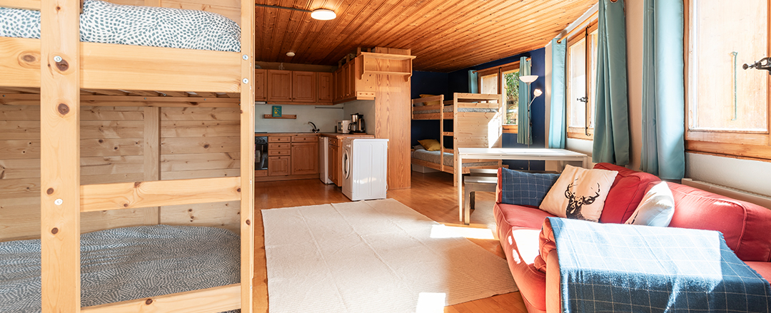 Verbier ski instructor course bunk room